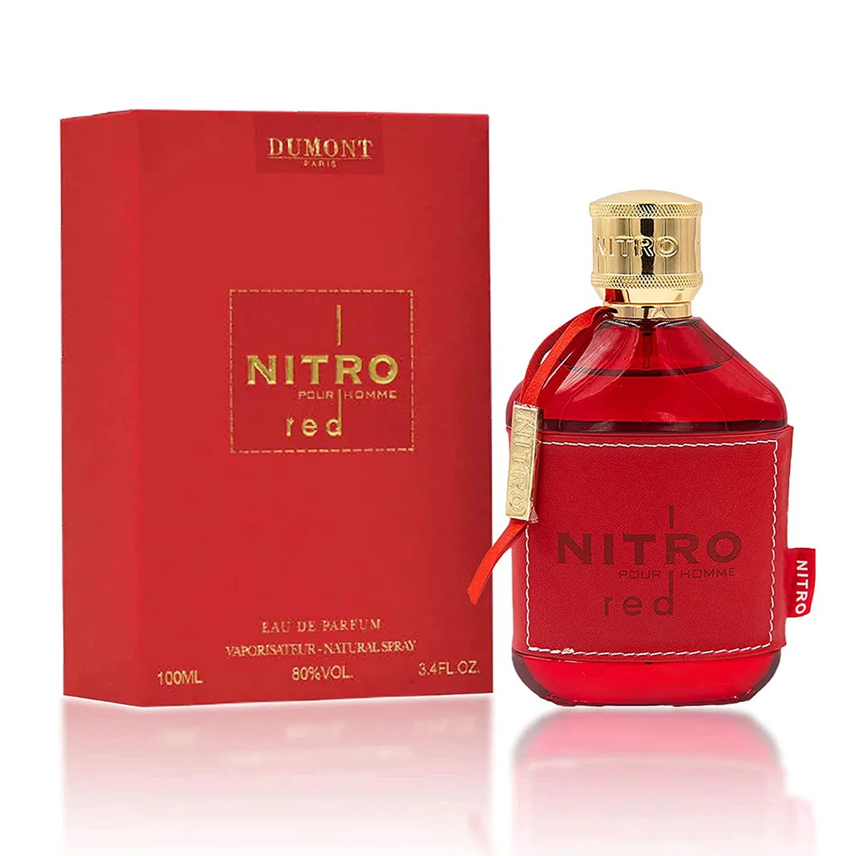 Nitro Red by Dumont for Men - Spray EDP de 3.4 onzas