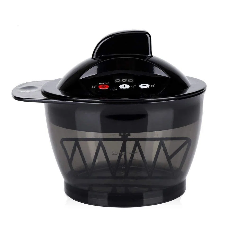 Venta Loca Crema para el Cabello eléctrica Mezclador automático Color del Cabello Mezclador de tazón con USB Recargable y Pantalla LCD de Tiempo