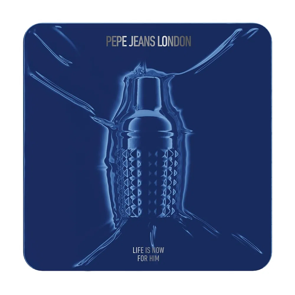 Pepe Jeans Life Is Now For Him Perfumes Hombre Estuche 2 Piezas | Pack Regalo, Eau de Toilette 100ml y Shower Gel 100ml, Set Fragancia Aromática y Amaderada
