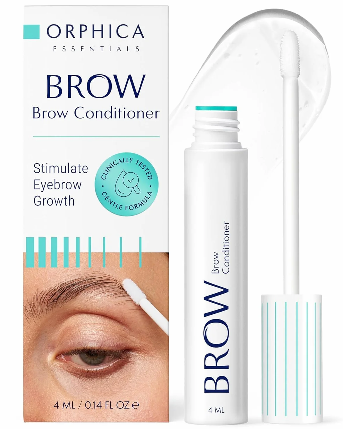 ORPHICA BROW Serum Cejas Crecimiento 4 ml | Serum Acelerador del Crecimiento | Acondicionador para Cejas Fuertes y Nutridas| Dermatológicamente Comprobado