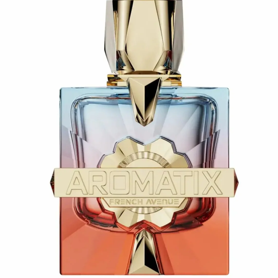 Aromatixx Teas Me Extrait de Parfum - Perfume unisex de madera oriental, 100 ml, de larga duración con notas de té, vainilla y ámbar, botella de cristal de lujo, modelo Varakh Gold
